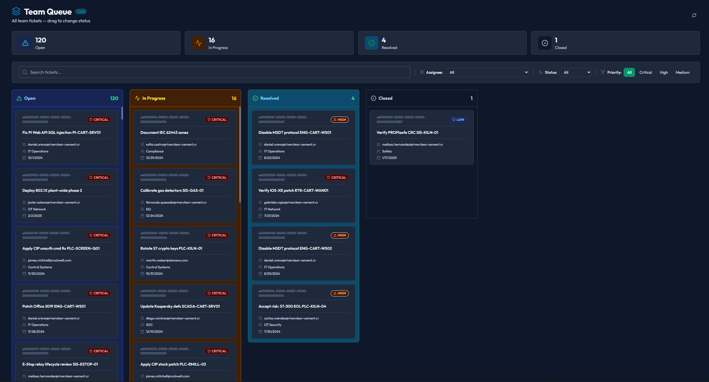 Piscium Team Queue Interface