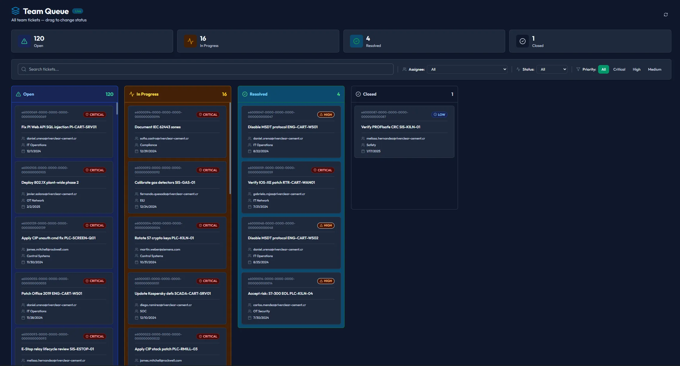 Piscium Team Queue Interface